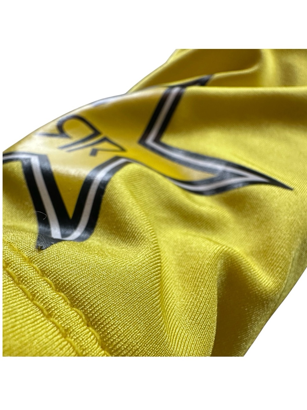 Rockstar Energy Drink Promotional Yellow Graphic Leggings Y2K Skinny Fit Size S - Picture 8 of 9